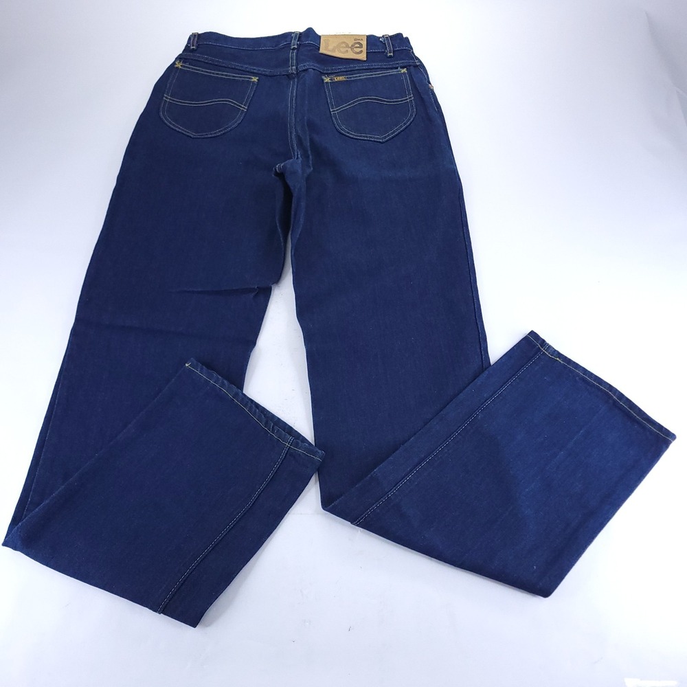Vtg 90s Riders Denim by Lee High Waist Straight Leg Mom Jeans Size 15 Meas 30x35 - Picture 9 of 12